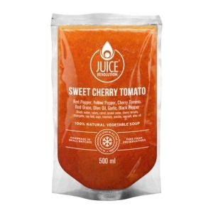 Sweet Cherry Tomato and Roasted Pepper Soup